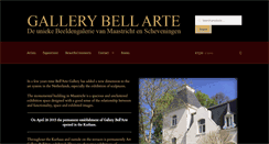 Desktop Screenshot of gallerybell-arte.com