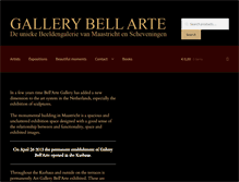 Tablet Screenshot of gallerybell-arte.com